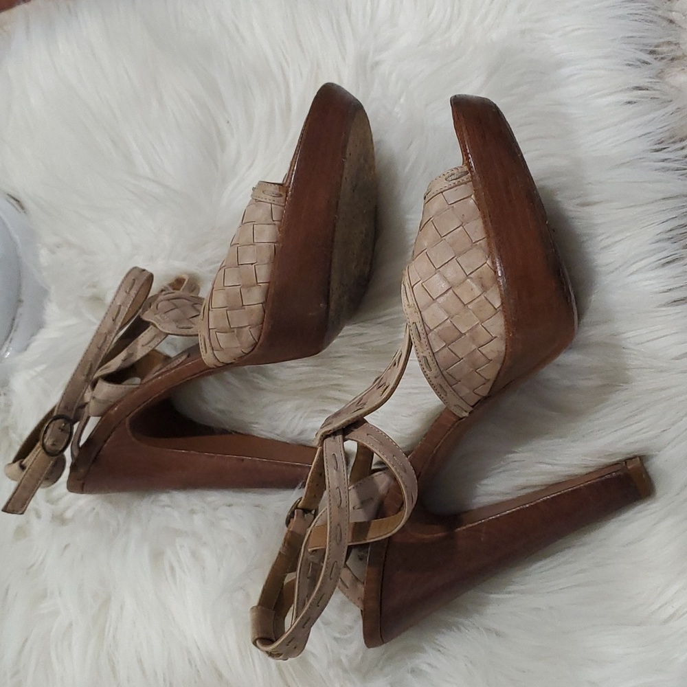 Bottega Veneta  platform slingback sandals heels shoe  size 39 - Picture 10 of 16
